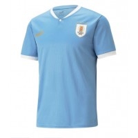 Camisa de time de futebol Uruguai Replicas 1º Equipamento Mundo 2022 Manga Curta